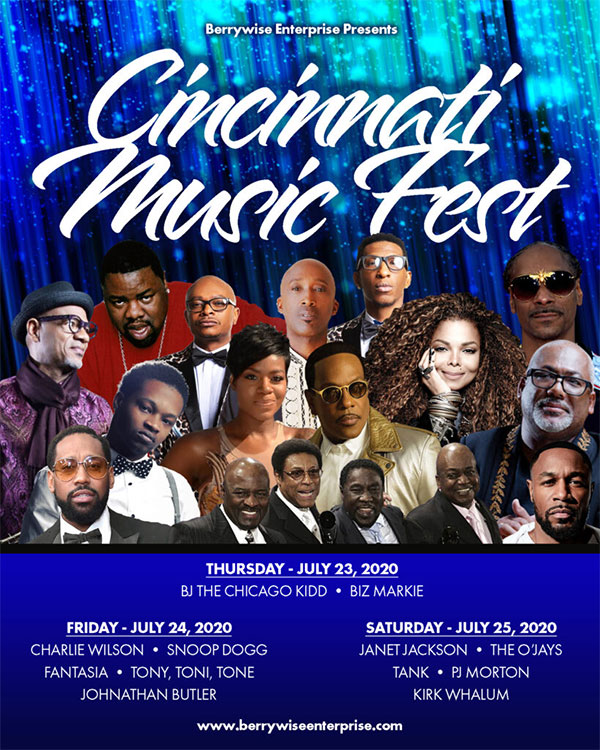 The 2020 Cincinnati Music Festival July 2325, 2020 Paul Brown
